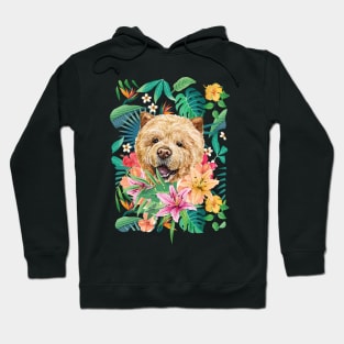 Tropical Cinnamon Chow Chow Puppy 2 Hoodie